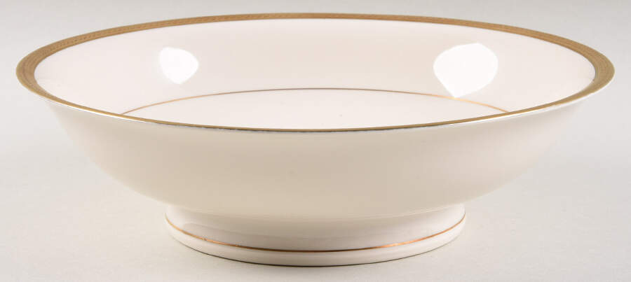 Diane (No Color Band) 8" Round Vegetable Bowl by Syracuse-1