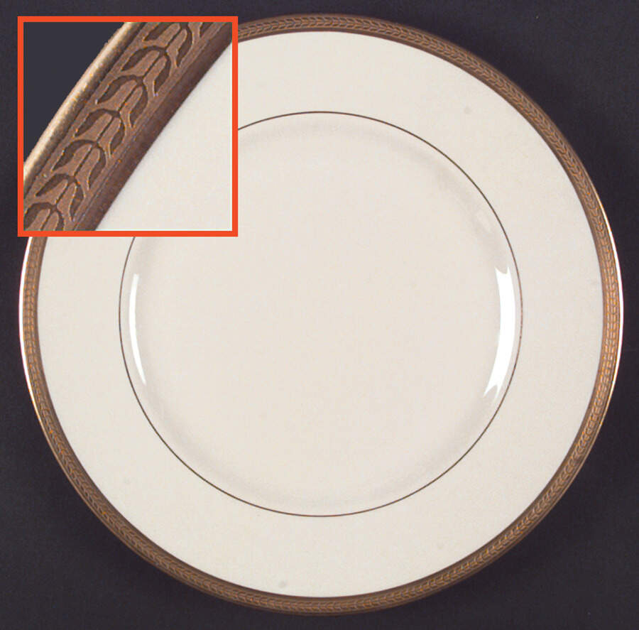 Diane (No Color Band) Large Dinner Plate by Syracuse-1