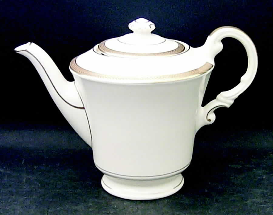 Diane (No Color Band) Teapot & Lid by Syracuse-1