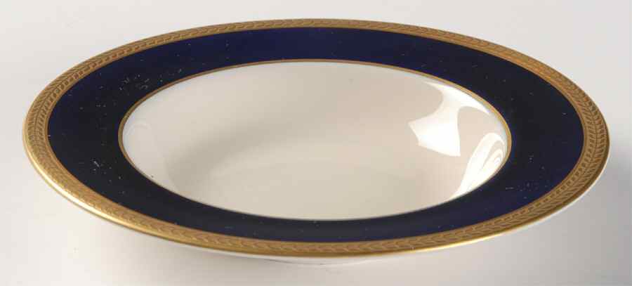Diane Cobalt Blue Band Rim Cereal Bowl by Syracuse-1