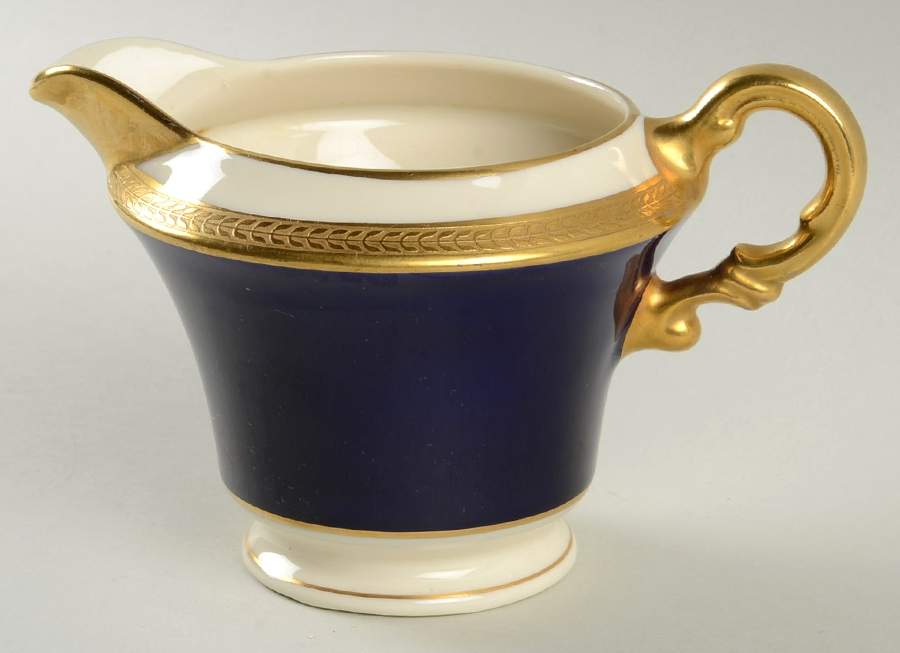 Diane Cobalt Blue Band Creamer by Syracuse-1