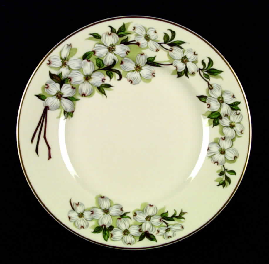 Dogwood (Gold Trim) Dinner Plate by Syracuse-1