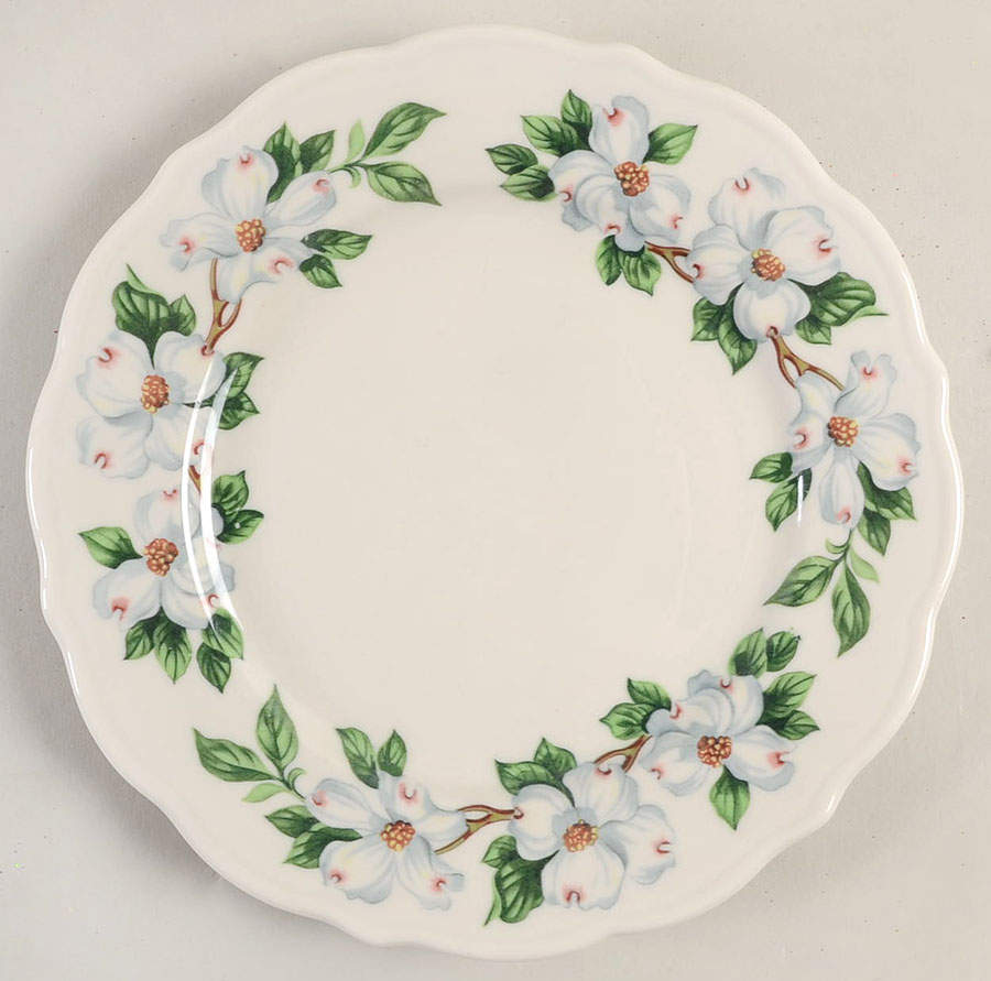 Dogwood (Restaurant, Scalloped, No Trim) Salad Plate by Syracuse-1