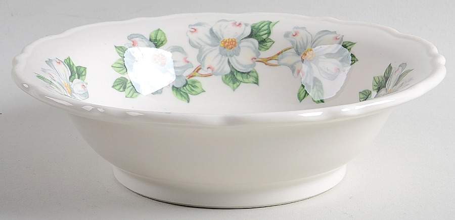 Dogwood (Restaurant, Scalloped, No Trim) Individual Salad Bowl by Syracuse-1