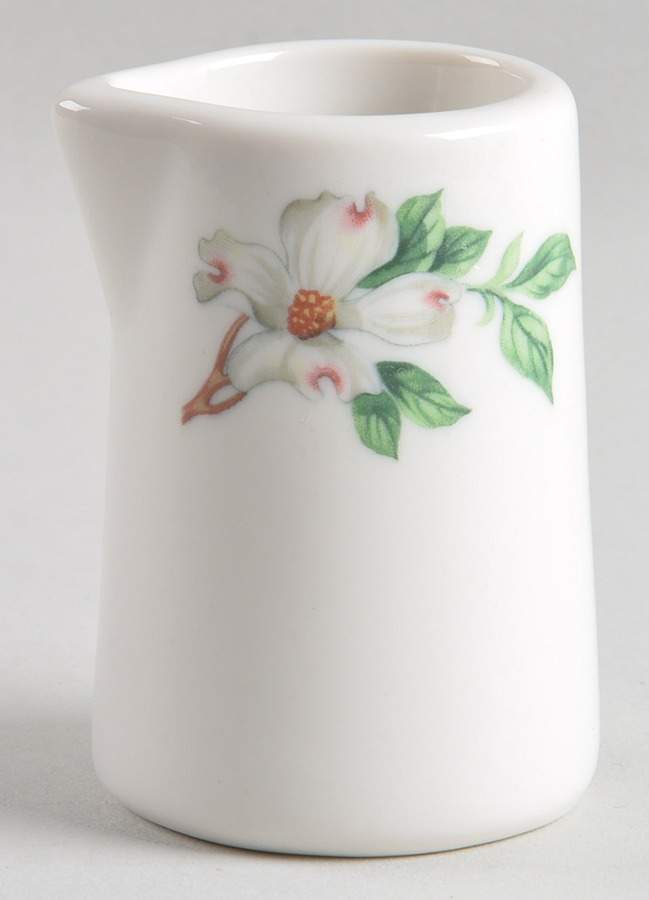 Dogwood (Restaurant, Scalloped, No Trim) Individual Creamer by Syracuse-1