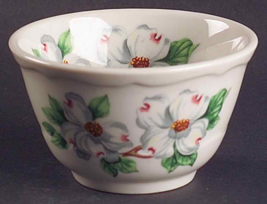 Dogwood (Restaurant, Scalloped, No Trim) Flat Bouillon Cup by Syracuse-1