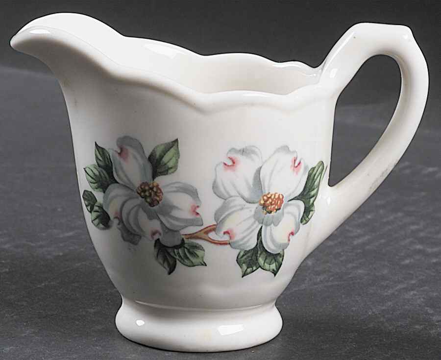 Dogwood (Restaurant, Scalloped, No Trim) Creamer by Syracuse-1