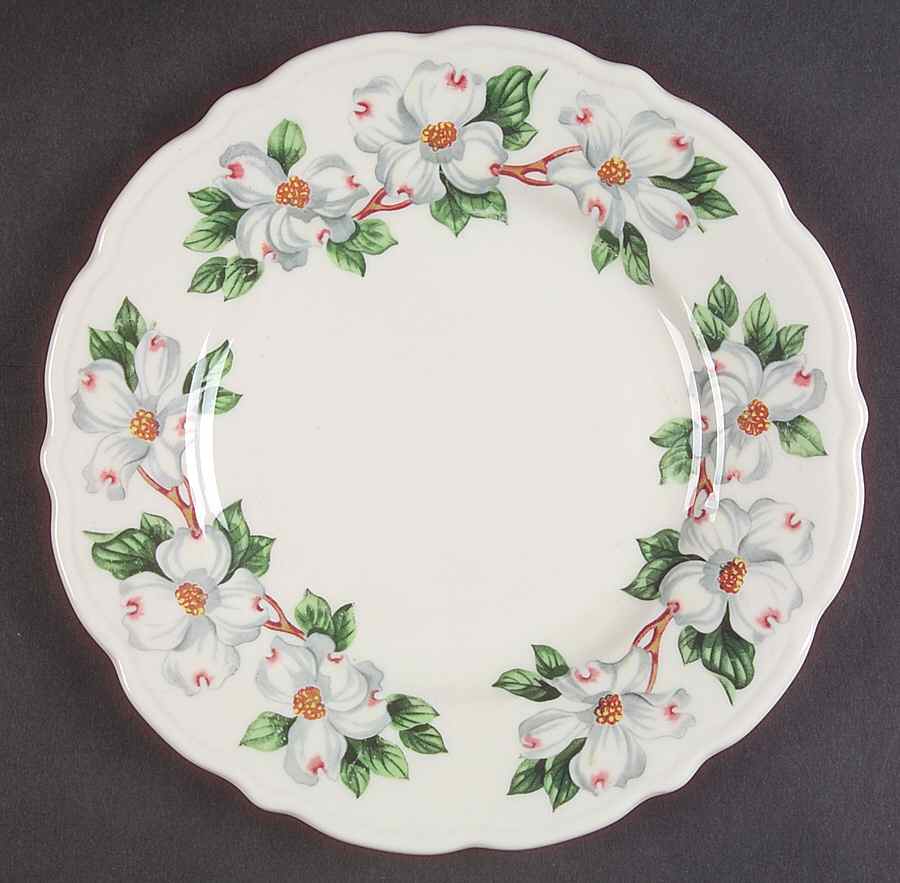 Dogwood (Restaurant, Scalloped, No Trim) Salad Plate by Syracuse-1