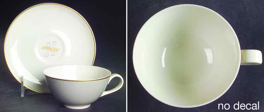 Dorian Flat Cup & Saucer Set by Syracuse-1