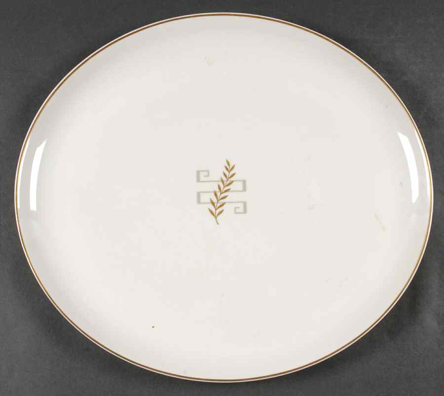 Dorian 14" Oval Serving Platter by Syracuse-1