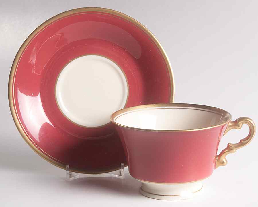 Dutchess Footed Cup & Saucer Set by Syracuse-1