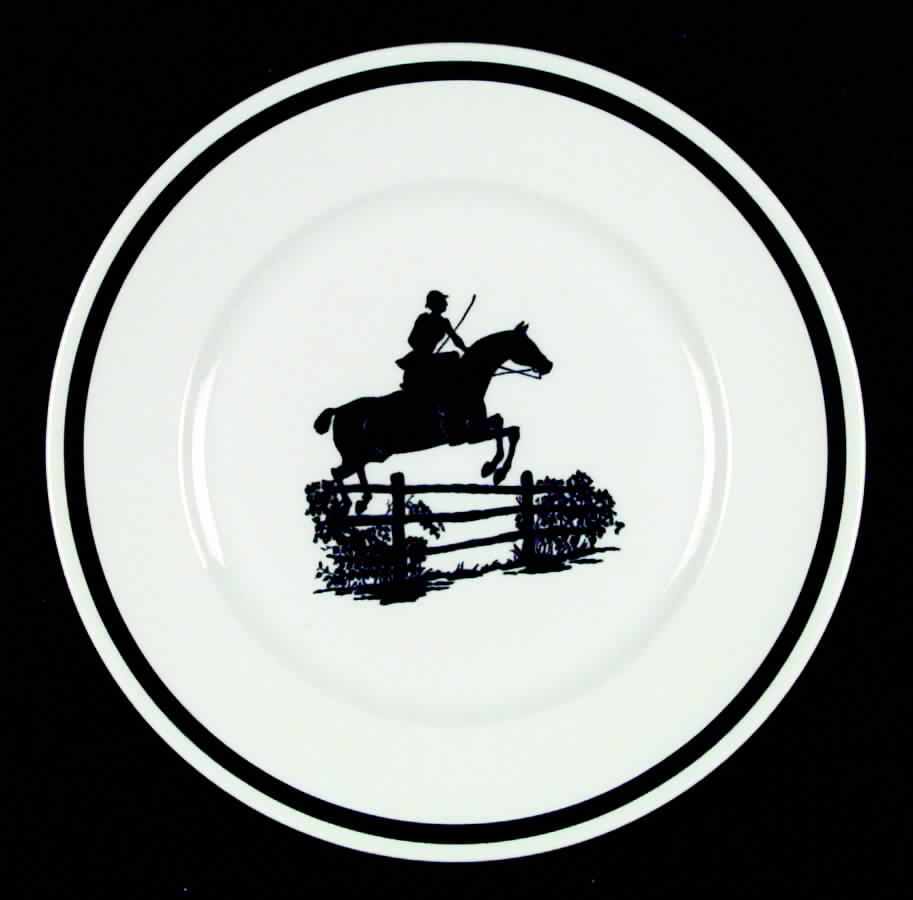 Early American Silhouette Dinner Plate by Syracuse-1