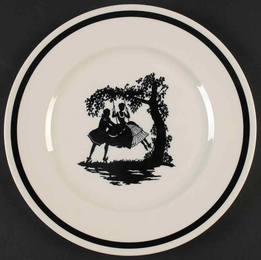 Early American Silhouette Dinner Plate by Syracuse-1