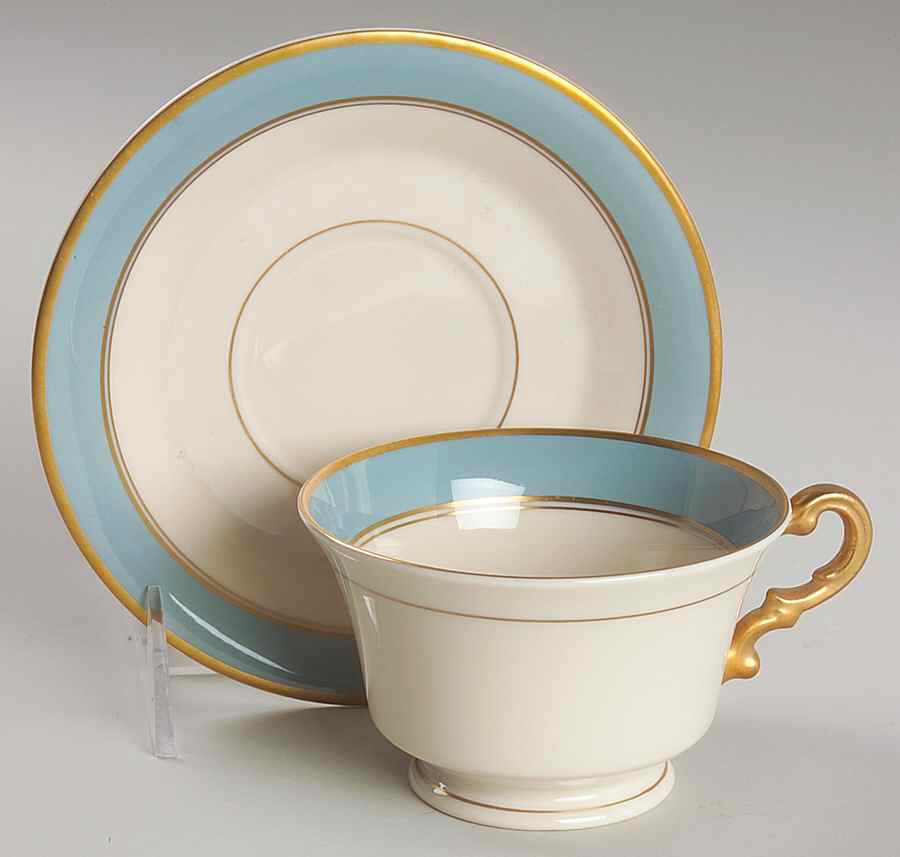 Edmonton Footed Cup & Saucer Set by Syracuse-1