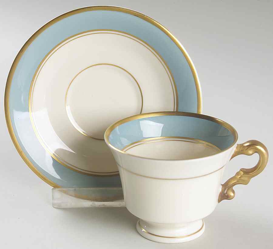Edmonton Footed Demitasse Cup & Saucer Set by Syracuse-1