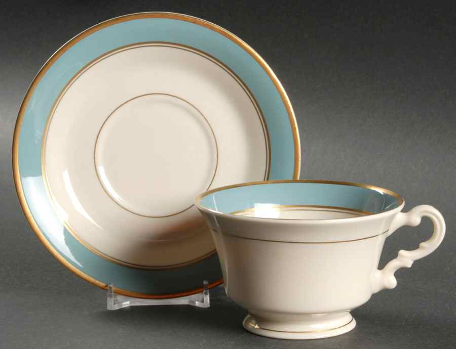 Edmonton Footed Cup & Saucer Set by Syracuse-1