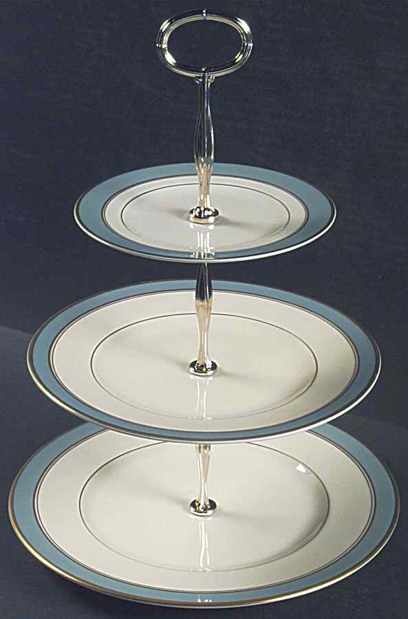 Edmonton 13 7/8"-14 1/4" 3-Tiered Serving Tray(DP,SP,BB) HC by Syracuse-1