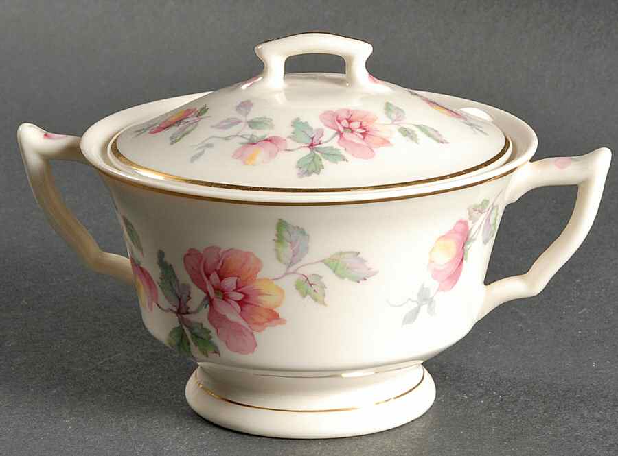 Elberta Sugar Bowl & Lid by Syracuse-1