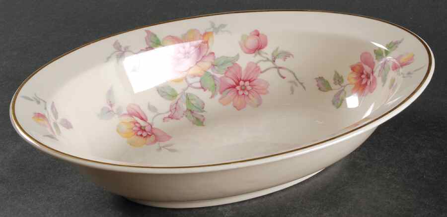 Elberta 9" Oval Vegetable Bowl by Syracuse-1