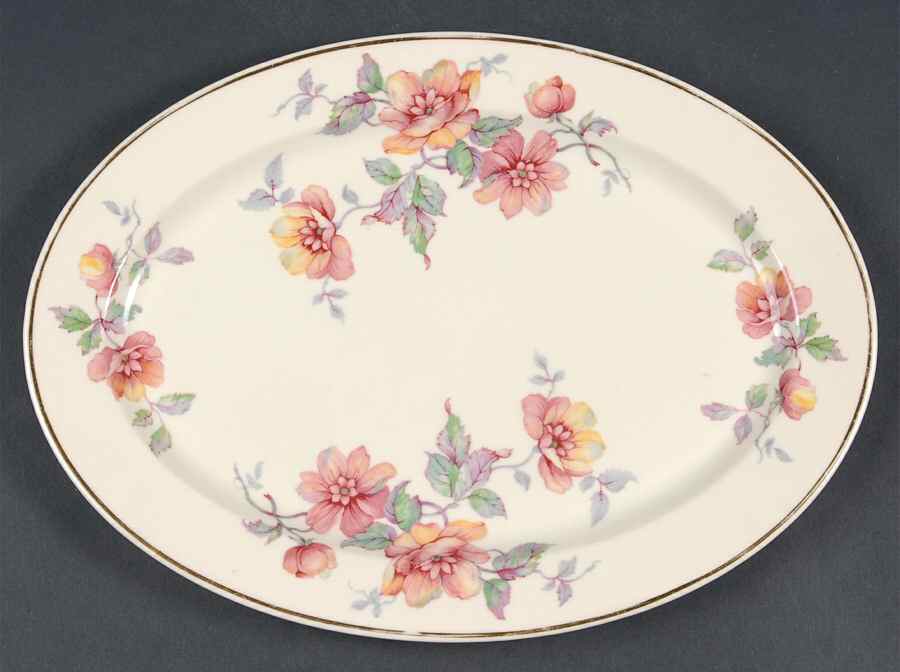 Elberta 12" Oval Serving Platter by Syracuse-1