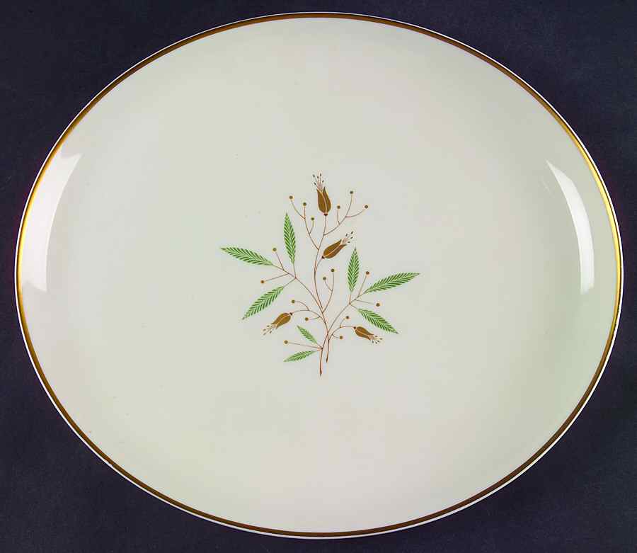 Elegance 12" Oval Serving Platter by Syracuse-1