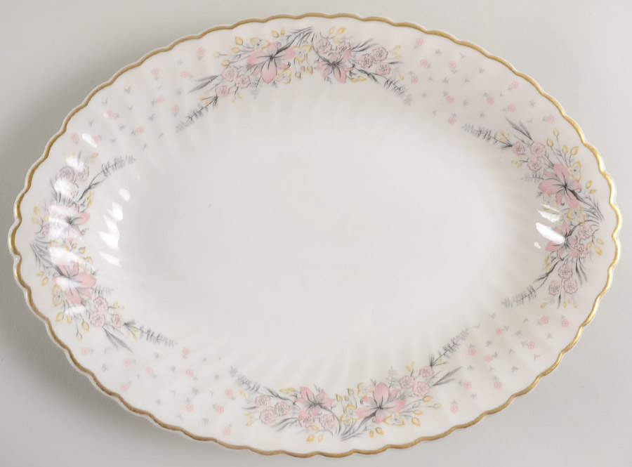 Elizabeth 11" Oval Serving Platter by Syracuse-1