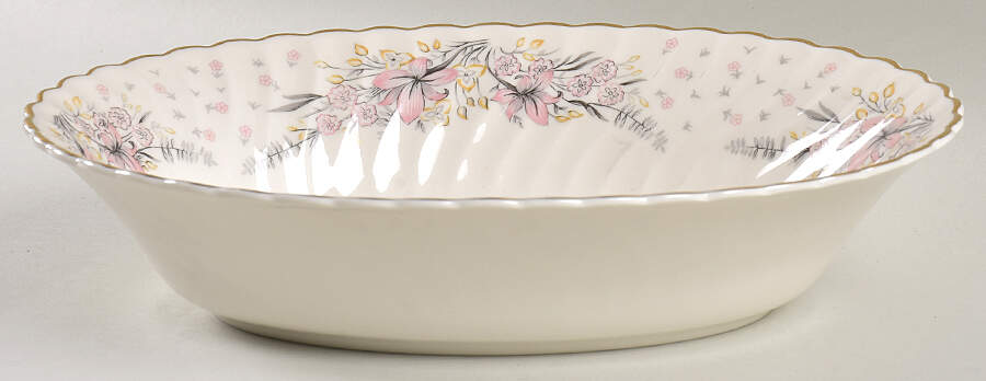 Elizabeth 9" Oval Vegetable Bowl by Syracuse-1