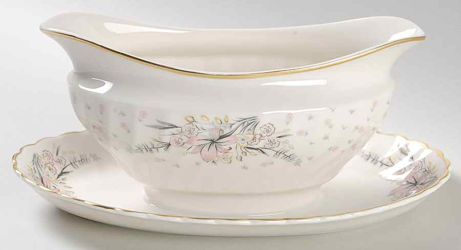 Elizabeth Gravy Boat with Attached Underplate by Syracuse-1