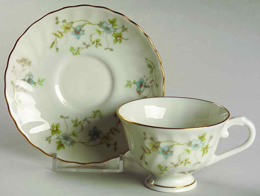 Engagement Footed Demitasse Cup & Saucer Set by Syracuse-1