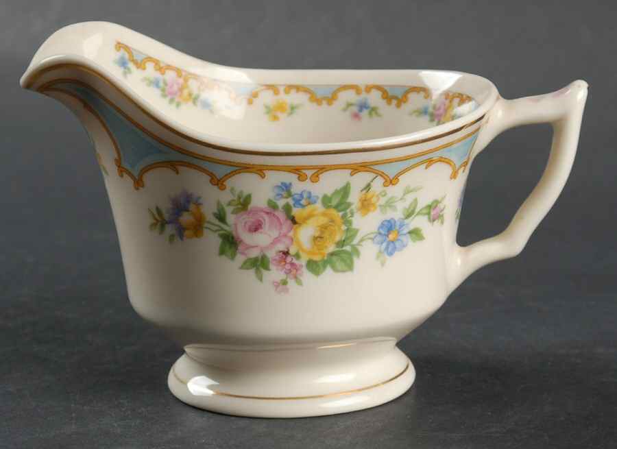Ensley Blue Creamer by Syracuse-1