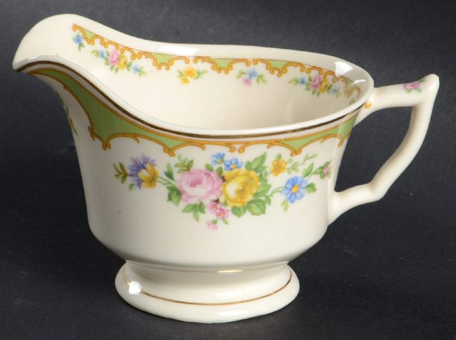 Ensley Green Creamer by Syracuse-1