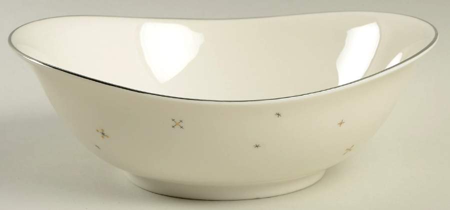 Evening Star 8" Oval Vegetable Bowl by Syracuse-1
