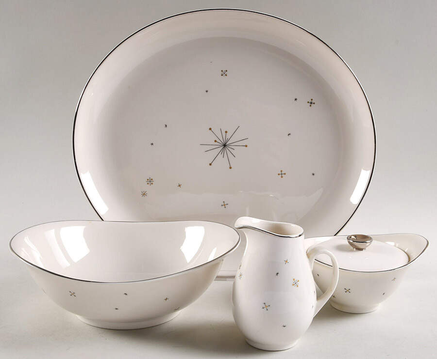 Evening Star 5 Piece Hostess Set by Syracuse-1