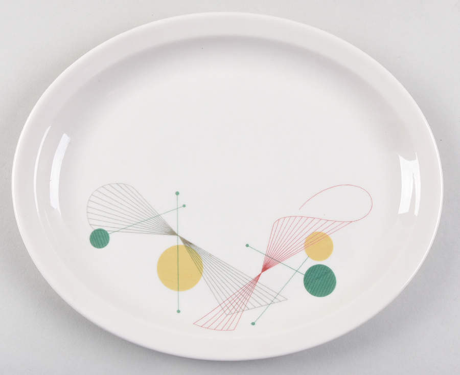 Fanfare 11" Oval Serving Platter by Syracuse-1