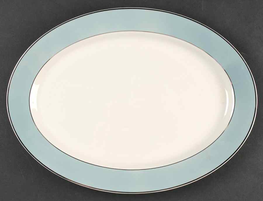 Fascination 14" Oval Serving Platter by Syracuse-1