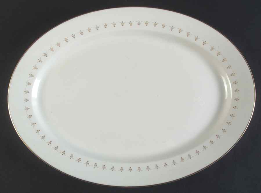 First Love 16" Oval Serving Platter by Syracuse-1