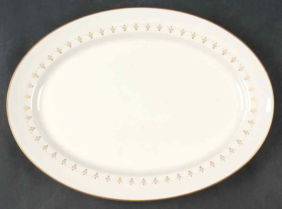 First Love 12" Oval Serving Platter by Syracuse-1