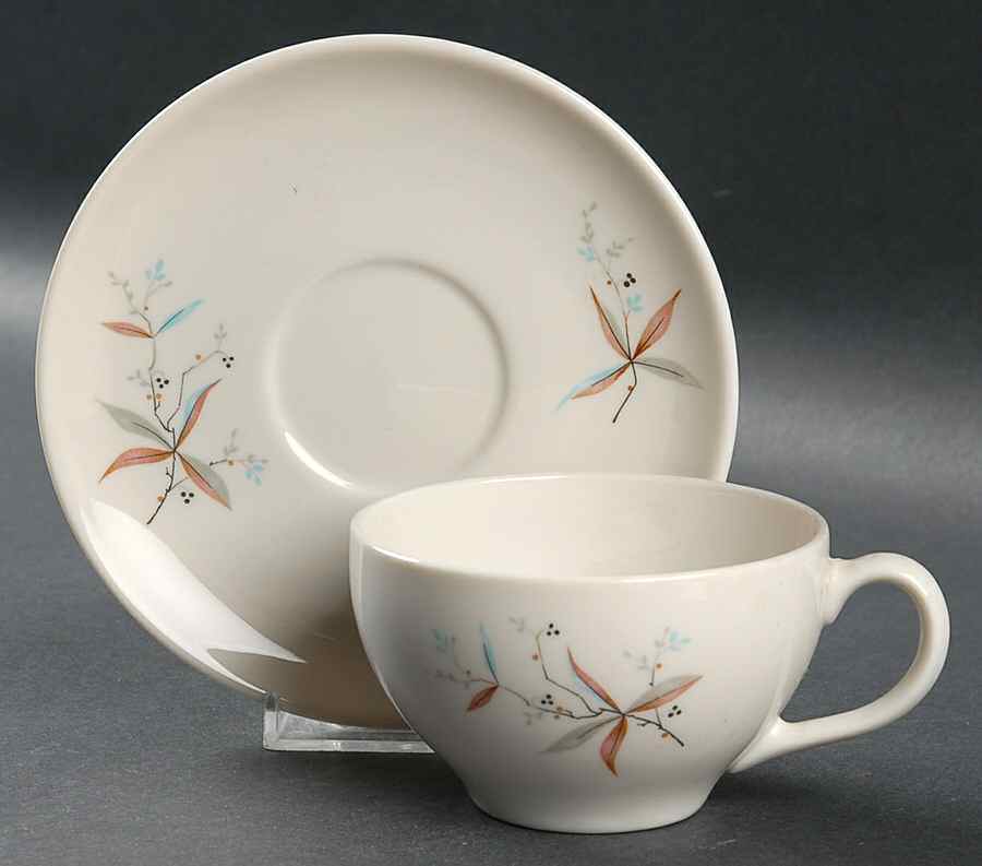 Finesse Flat Cup & Saucer Set by Syracuse-1