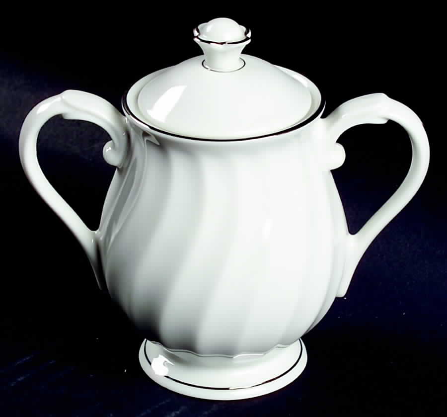Flirtation Sugar Bowl & Lid by Syracuse-1