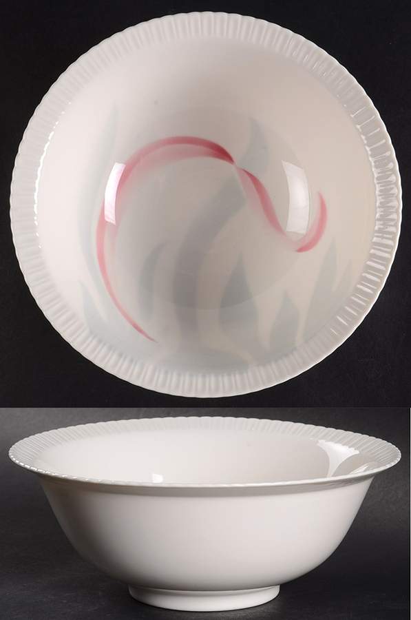 Flamingo Reeds 8" Round Vegetable Bowl by Syracuse-1