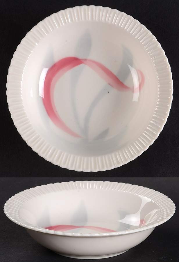 Flamingo Reeds Rim Fruit/Dessert (Sauce) Bowl by Syracuse-1