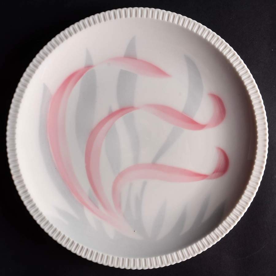 Flamingo Reeds 11" Chop Plate (Round Platter) by Syracuse-1