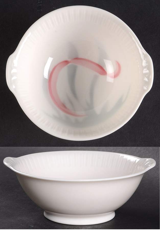 Flamingo Reeds Lugged Cereal Bowl by Syracuse-1