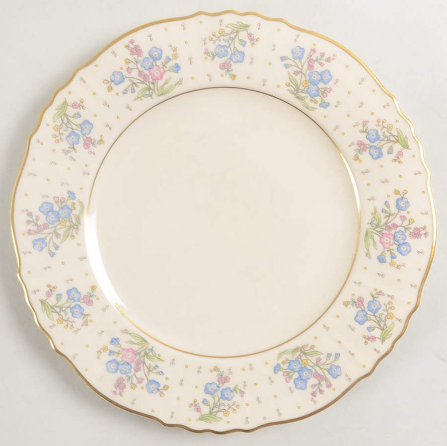 Forget Me Not Salad Plate by Syracuse-1