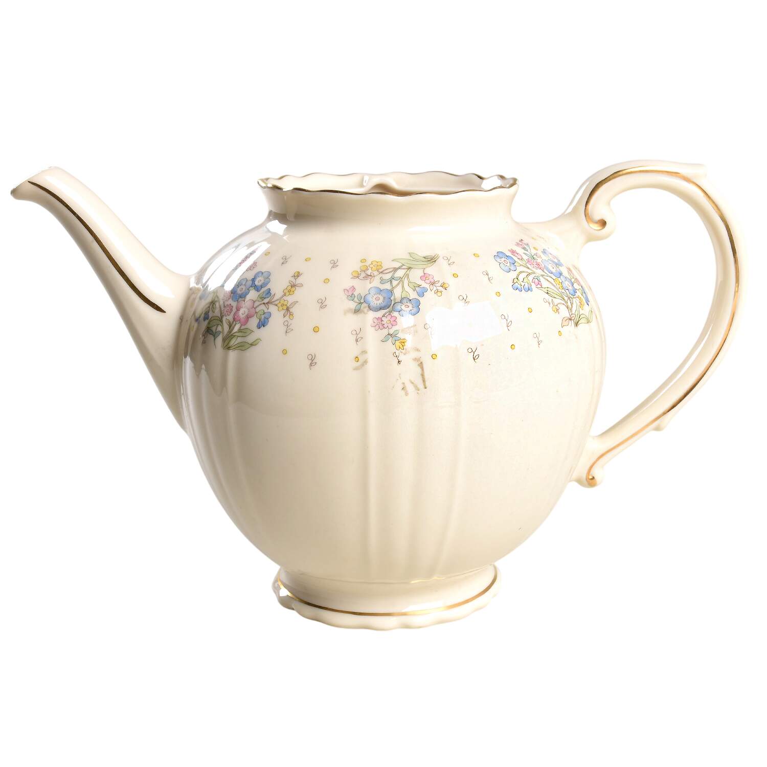 Forget Me Not Teapot No Lid by Syracuse-1