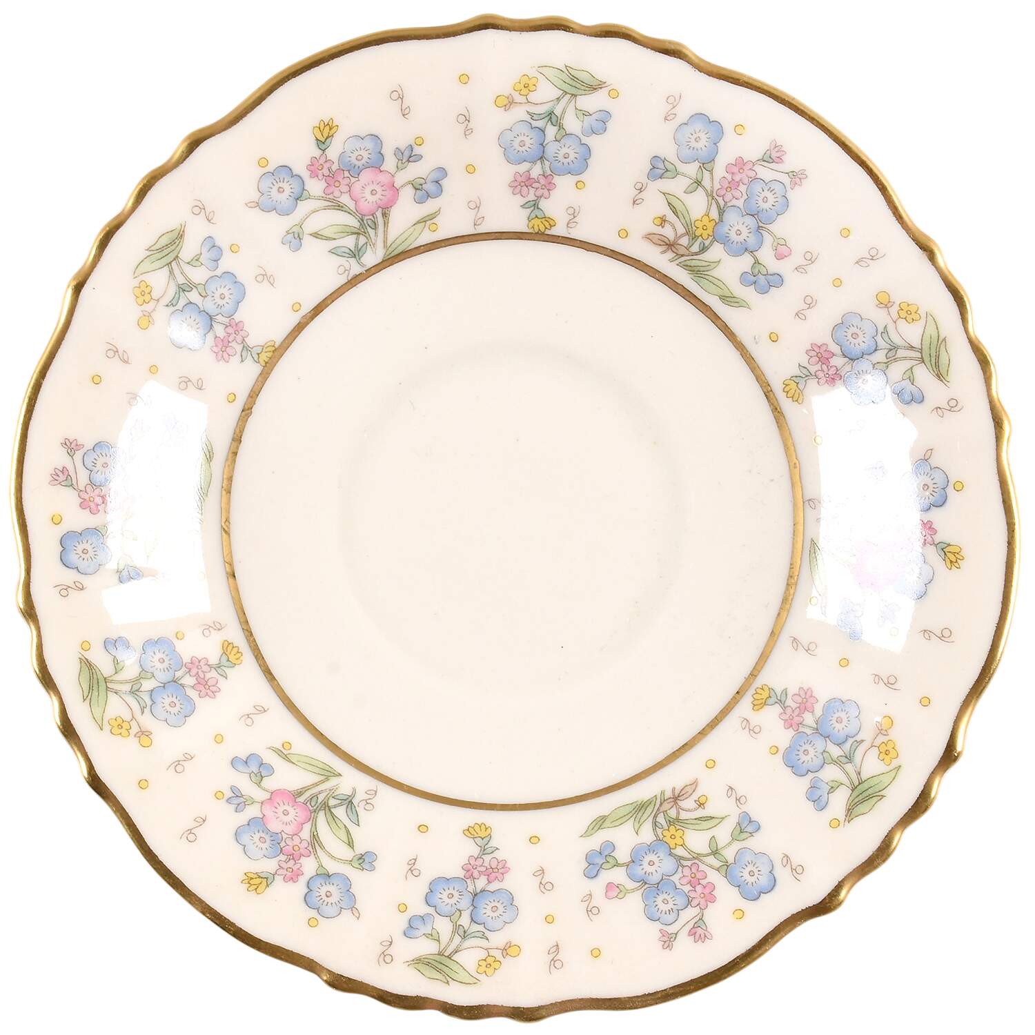 Forget Me Not Saucer for Demitasse Cup by Syracuse-1