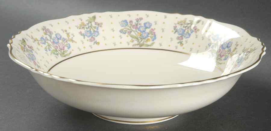 Forget Me Not 9" Round Vegetable Bowl by Syracuse-1