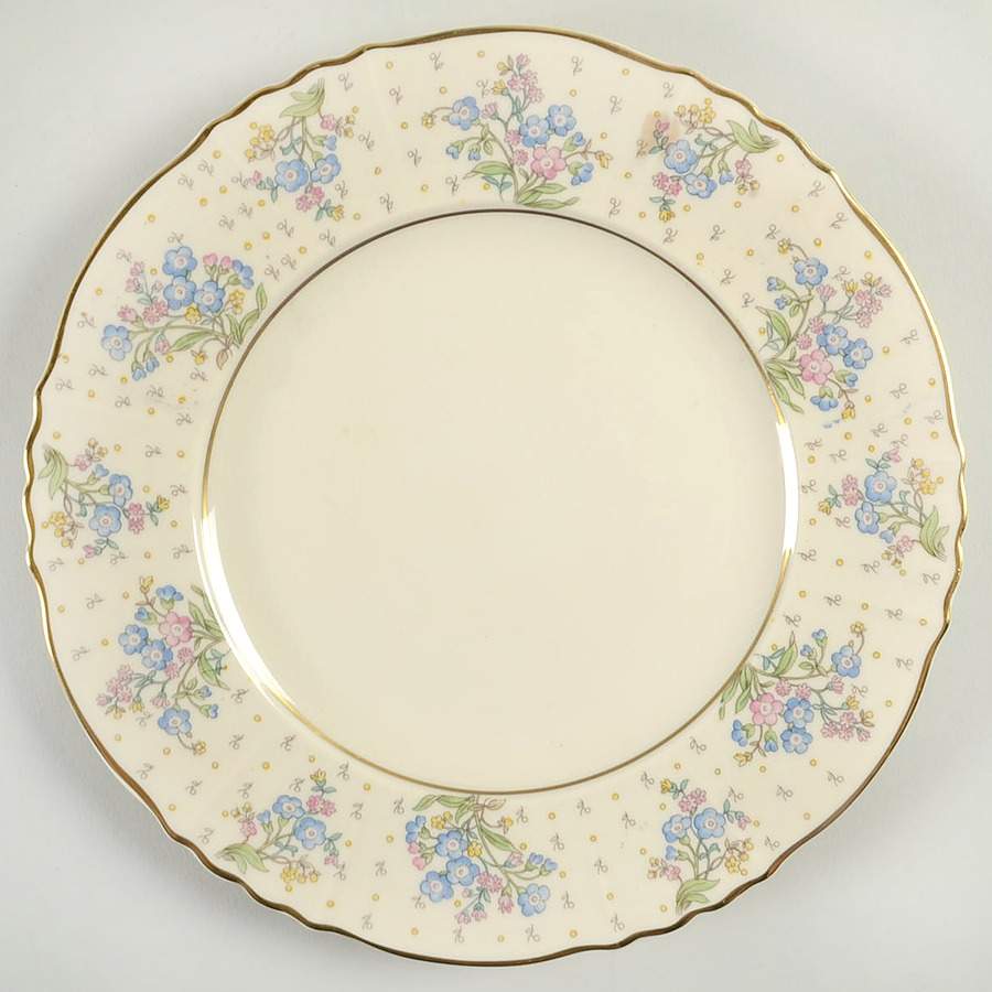 Forget Me Not Luncheon Plate by Syracuse-1