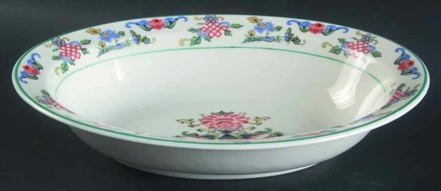 Fusan 10" Oval Vegetable Bowl by Syracuse-1