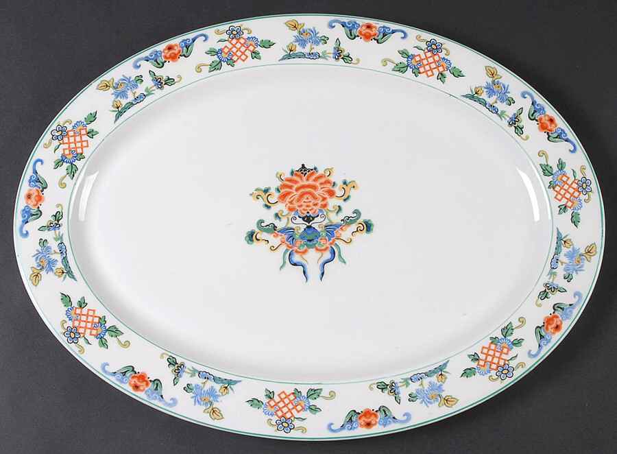 Fusan 16" Oval Serving Platter by Syracuse-1